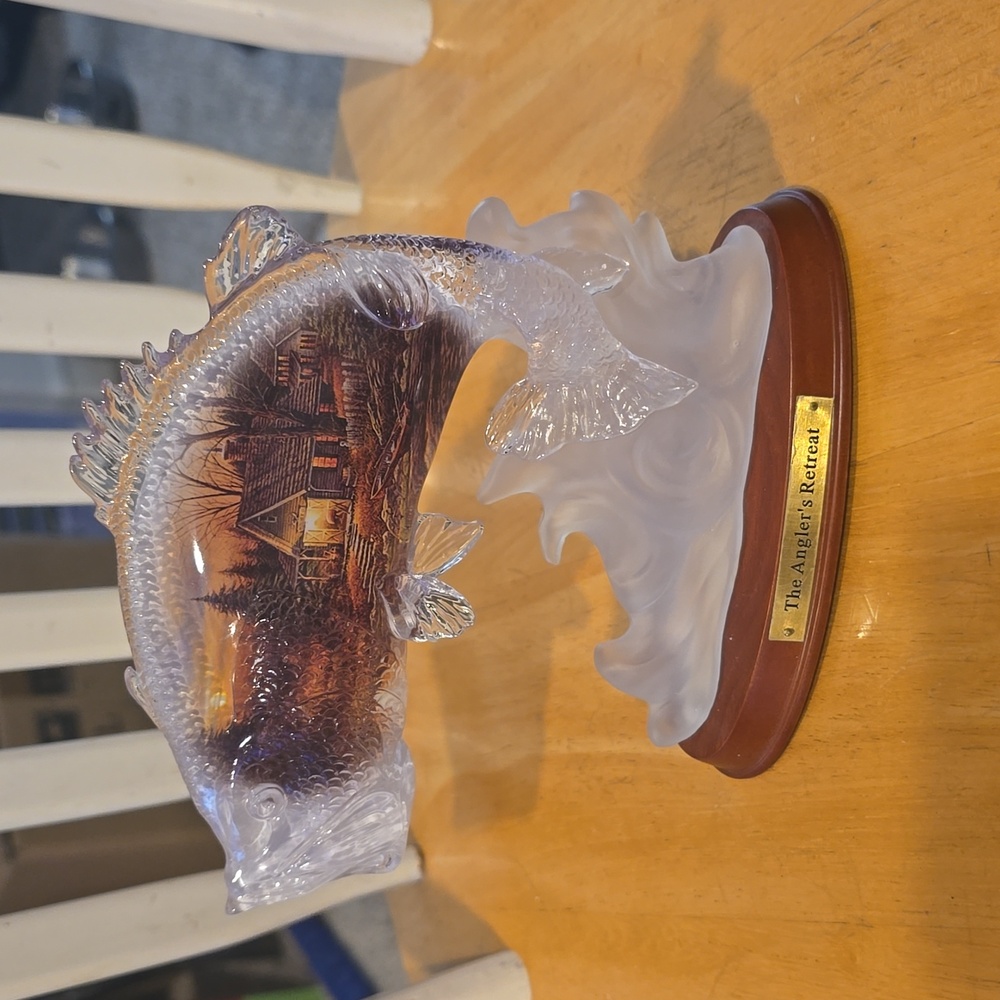 The Angler's Retreat Decorative Fish Sculpture